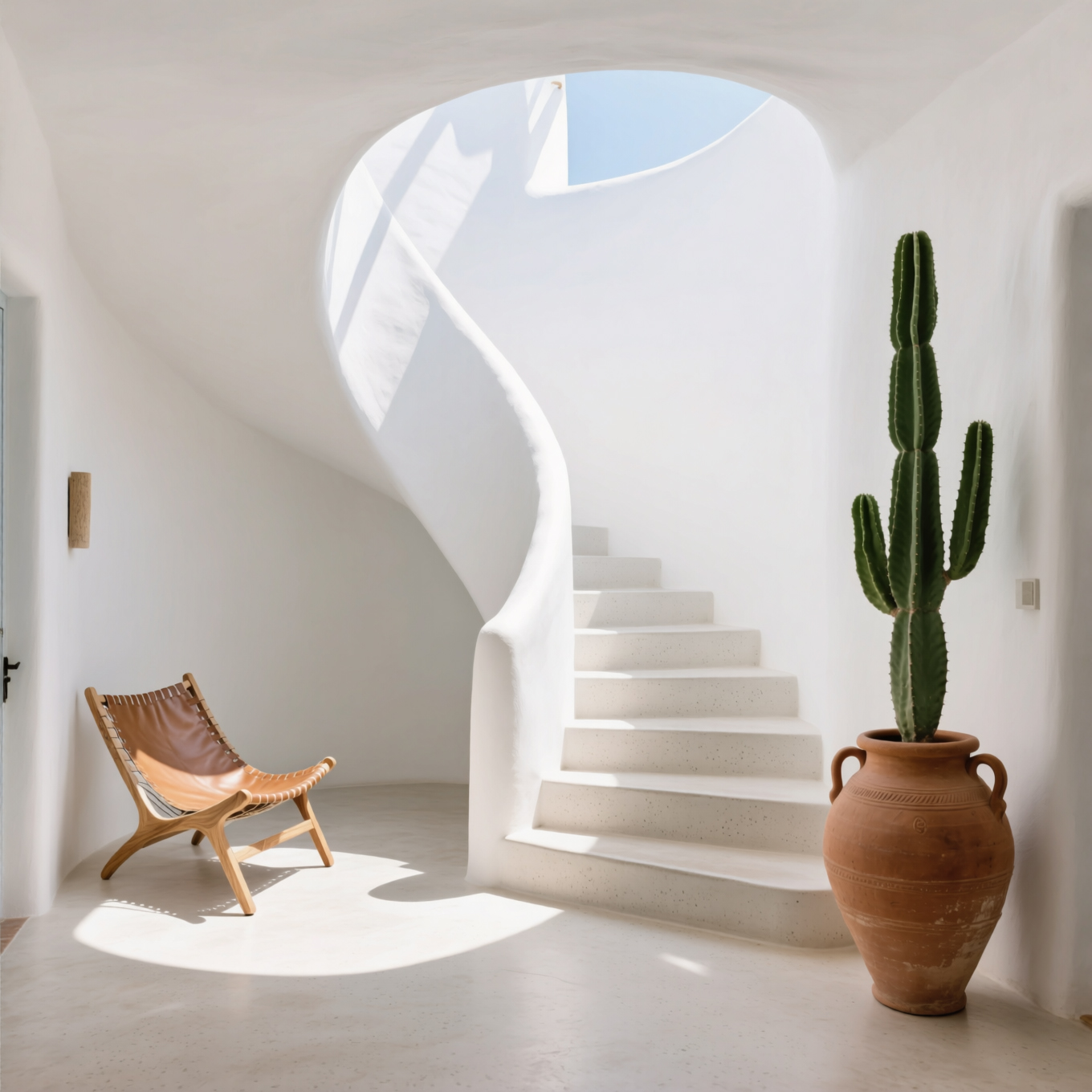 Proyecto Luttum Escalera blanca
